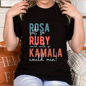 New “Rosa, Ruby, Kamala” Graphic Tee